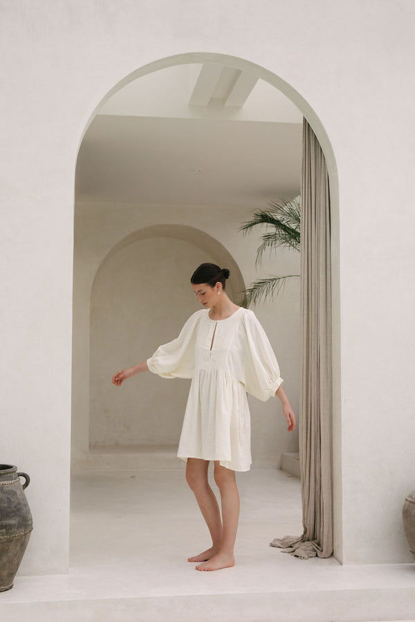 MAYA MINI DRESS |Cotton Linen